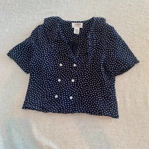 Cropped Sailor Top